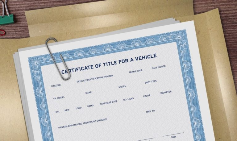 Título de carro de Oklahoma